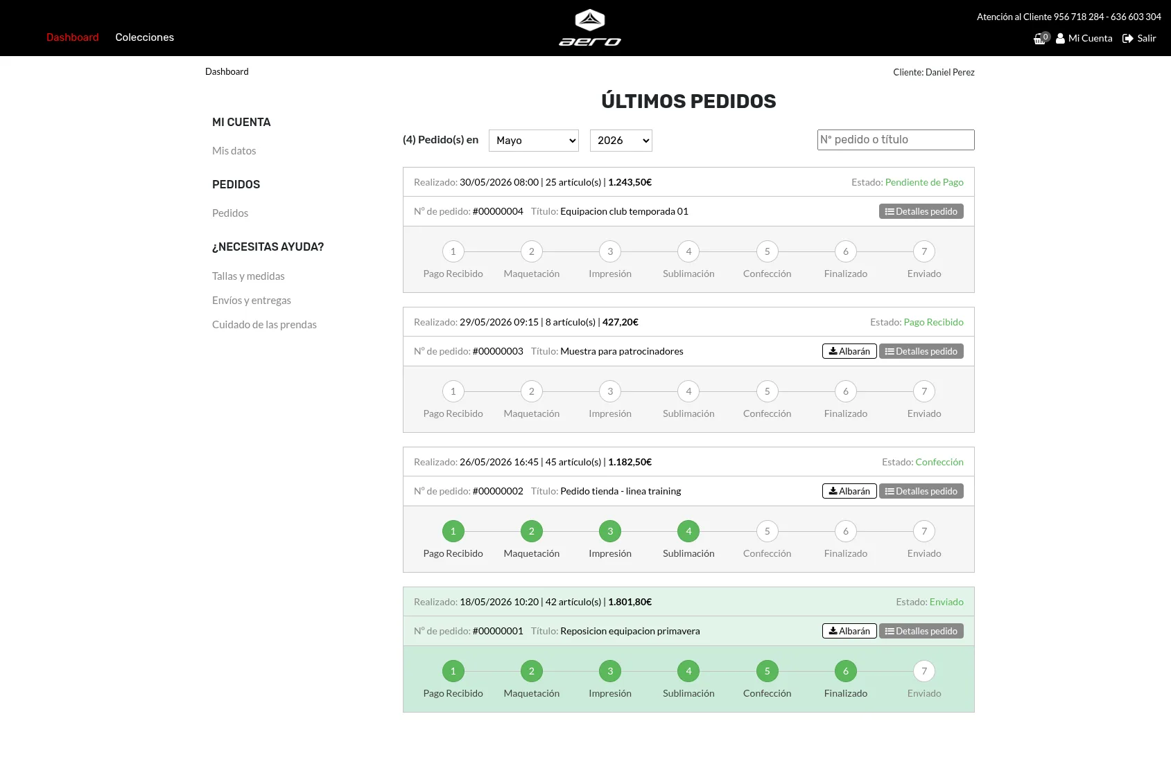 AeroSports B2B platform