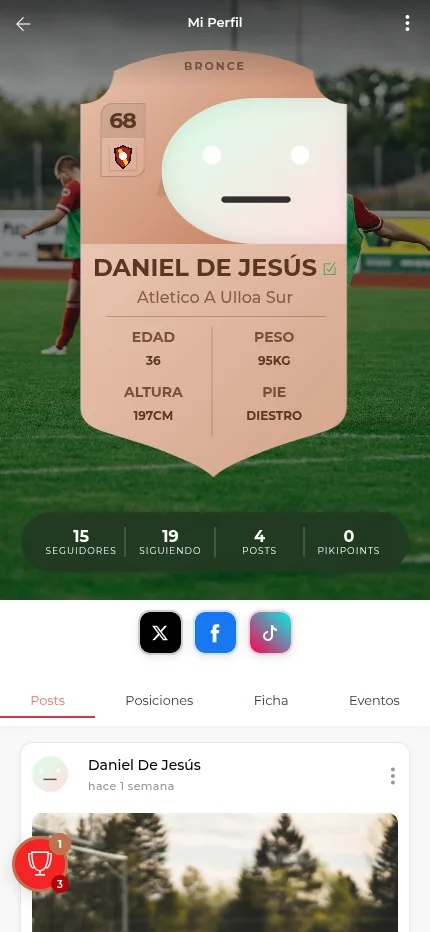 Sports profiles - PikiPiki